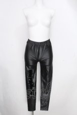 画像1: NieR Clothing / レギンス  黒 S-26-10-12-1059-PU-PA-AS-ZS (1)