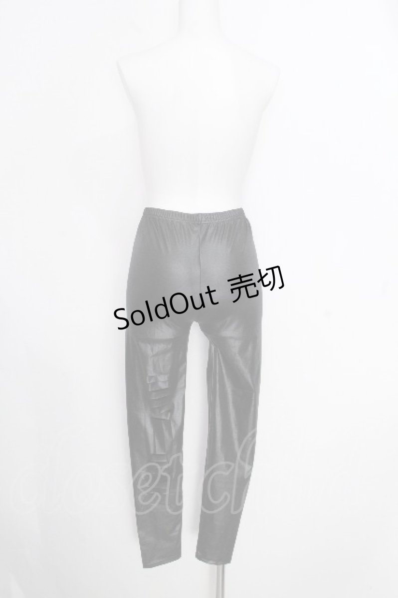 画像2: NieR Clothing / レギンス  黒 S-26-10-12-1059-PU-PA-AS-ZS (2)