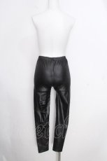 画像2: NieR Clothing / レギンス  黒 S-26-10-12-1059-PU-PA-AS-ZS (2)