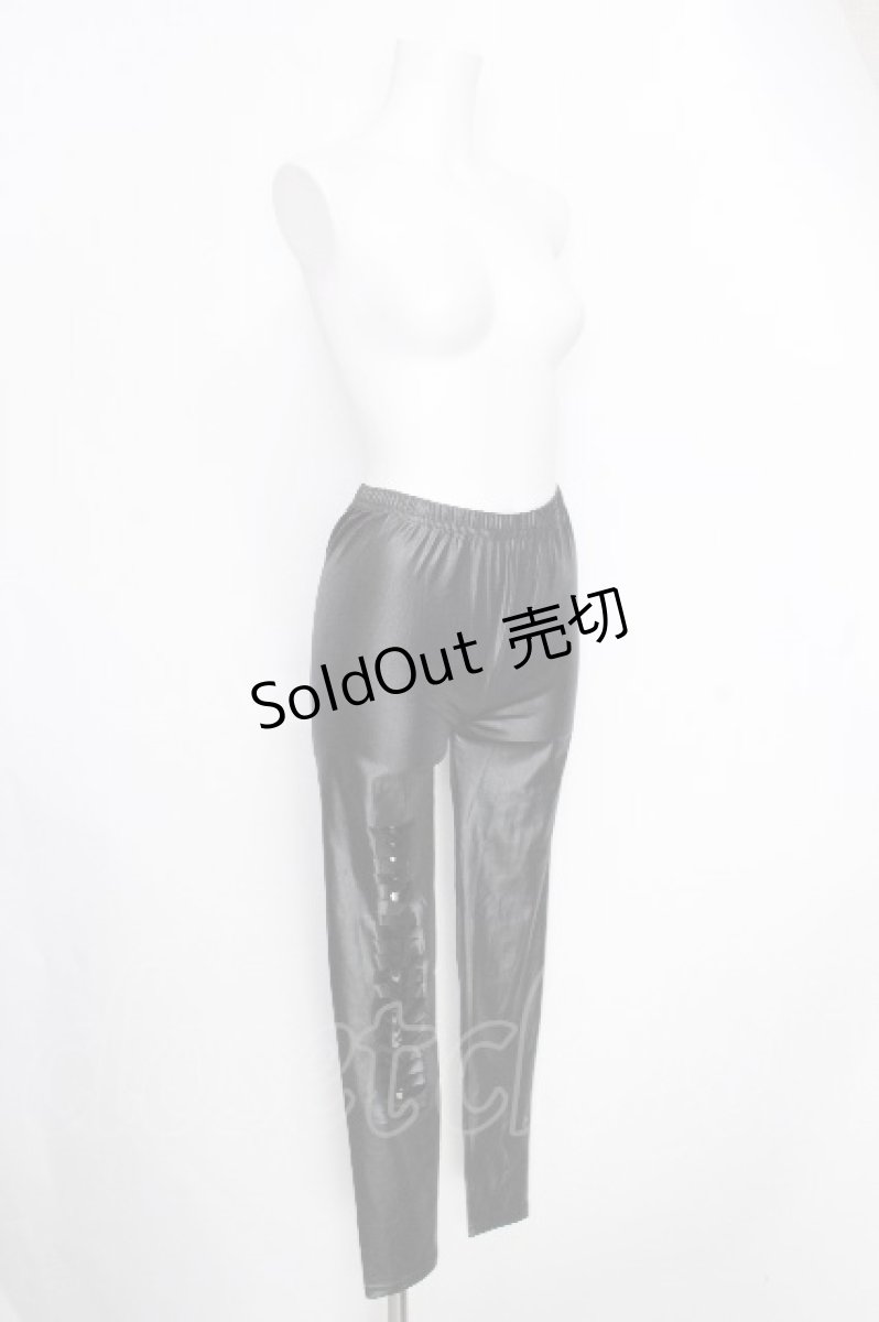 画像3: NieR Clothing / レギンス  黒 S-26-10-12-1059-PU-PA-AS-ZS (3)
