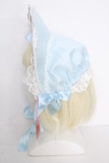 画像3: BABY,THE STARS SHINE BRIGHT / Twinkle Cinderellaボンネット  サックス S-26-10-12-1007-BA-AC-HR-ZS (3)