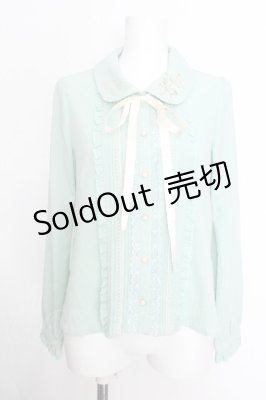 Preview of メリーゴーランド刺繍ブラウス  ミント