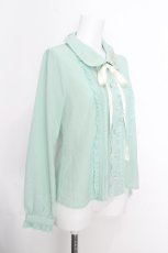 画像3: axes femme POETIQUE / メリーゴーランド刺繍ブラウス  ミント S-26-10-12-1012-AX-BL-AS-ZS (3)