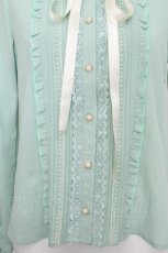 画像5: axes femme POETIQUE / メリーゴーランド刺繍ブラウス  ミント S-26-10-12-1012-AX-BL-AS-ZS (5)