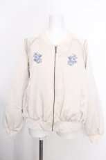 画像1: Fi.n.t / ローズアーチ刺繍サテンブルゾン  ベージュ S-26-10-12-1017-CA-JA-HR-ZS (1)