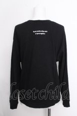 画像2: CHIP CLIP / くまプリントTシャツ  黒 S-26-10-12-1021-LO-TO-HR-ZS (2)