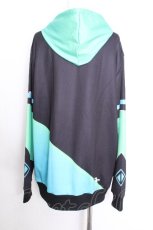 画像3: NieR Clothing / 転写ジップパーカー  黒 S-26-10-12-045-PU-BL-HR-ZS (3)