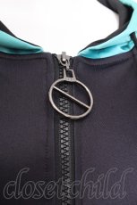画像5: NieR Clothing / 転写ジップパーカー  黒 S-26-10-12-045-PU-BL-HR-ZS (5)