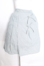 画像1: axes femme POETIQUE / ストライプリボンスカート  グリーン S-26-10-12-050-AX-SK-AS-ZS (1)