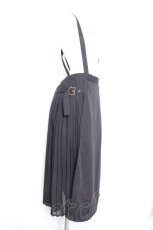 画像2: axes femme / サイドプリーツバックル付スカート  黒 S-26-10-12-059-AX-SK-AS-ZS (2)