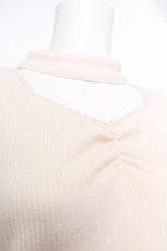 画像5: Ank Rouge / 袖プチリボンリブニット  キナリ S-26-10-12-018-CA-BL-HR-ZS (5)