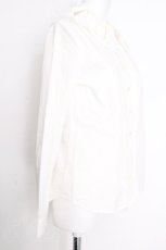 画像2: Jane Marple / リボンカラーブラウス  白 S-26-10-12-020-JM-BL-AS-ZS (2)