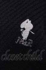 画像4: NieR Clothing / ステッチ風カーディガン  黒 S-26-10-13-041-PU-TO-HR-ZS (4)