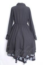 画像3: NieR Clothing / 2枚仕立て FLARE LONG DRESS【シエル】ワンピース  黒 S-26-10-13-042-PU-OP-HR-ZS (3)