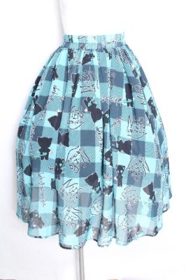 Preview of CHECKERED SHEER SKIRT 【シエル】  グリーン