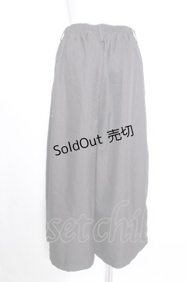 画像4: NieR Clothing / ワイドパンツ  黒 S-26-10-13-053-PU-PA-HR-ZS (4)