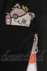 画像4: NieR Clothing / 7分丈パンツ  黒 S-26-10-13-057-PU-PA-HR-ZS (4)