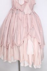 画像4: PINK HOUSE / 桜ひらり舞い散るフリルワンピース  ピンク S-26-10-15-035-LO-OP-TE-ZS (4)