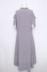画像2: axes femme POETIQUE / 肩開きワンピース  ラベンダー S-26-10-15-037-AX-OP-AS-ZS (2)