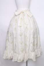 画像2: Kurumi Collaboration / ローズプリントスカート L イエロー S-26-10-15-044-LO-SK-HR-ZS (2)