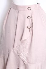 画像3: axes femme / 釦付ラッフルスカート  ピンク S-26-10-15-045-AX-SK-AS-ZS (3)
