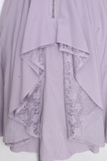 画像3: axes femme / ジップフリルスカート  ラベンダー S-26-10-15-047-AX-SK-AS-ZS (3)