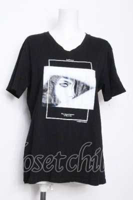 Preview of ガールズプリントTシャツ 46 黒
