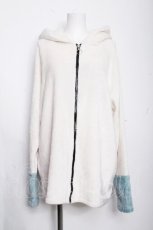 画像1: NieR Clothing / しろくまふわもこパーカー  白 S-26-10-15-017-PU-TO-HR-ZS (1)