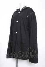 画像3: NieR Clothing / フード付カーディガン  黒 S-26-10-15-020-PU-TO-HR-ZS (3)