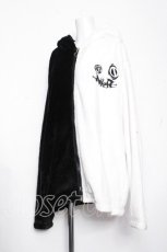画像2: NieR Clothing / バイカラーファーボアパーカー  黒ｘ白 S-26-10-15-021-PU-CO-HR-ZS (2)