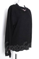 画像3: axes femme / バラボトルネックプルオーバー  黒 S-26-10-16-037-AX-TO-HR-ZS (3)