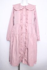 画像1: axes femme kawaii / ティアードトレンチコート  ピンク S-26-10-16-050-AX-CO-HR-ZS (1)