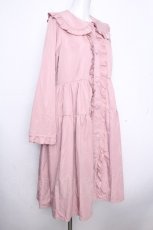 画像3: axes femme kawaii / ティアードトレンチコート  ピンク S-26-10-16-050-AX-CO-HR-ZS (3)