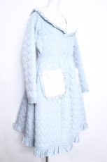 画像3: axes femme kawaii / ハートキルティングコート  サックス S-26-10-16-054-AX-CO-HR-ZS (3)