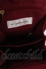 画像6: m petit by misako / レースアップスマホショルダーバッグ  ワイン S-26-10-16-008-LO-ZA-AS-ZS (6)