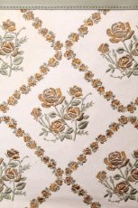 画像4: axes femme POETIQUE / ローズ刺繍レトロトートバッグ  カーキ S-26-10-16-014-AX-BG-HR-ZS (4)
