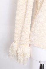 画像5: axes femme / レースフレア袖起毛レースプルオーバー  キナリ S-26-10-16-019-AX-TO-HR-ZS (5)