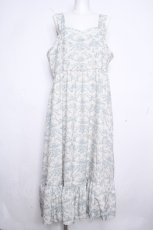 画像1: m petit by misako / MSKトワルドジュイジャンパースカート 4L オフｘブルー S-26-10-17-033-LO-SK-HR-ZS (1)