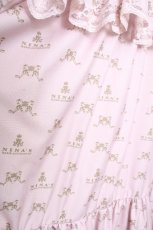 画像3: m petit by misako / NINA'Sコラボジャンパースカート 6L ピンク S-26-10-17-040-LO-OP-HR-ZS (3)