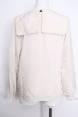 画像2: axes femme POETIQUE / ビッグカラープルブラウス  オフ S-26-10-17-005-AX-BL-AS-ZS (2)