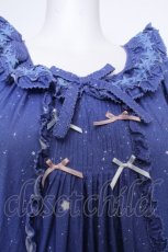 画像3: PINK HOUSE / Little Twin Stars×PINK HOUSE A Starry Night Wish柄ミディワンピース  ブルー S-26-10-17-050-LO-OP-HR-ZS (3)