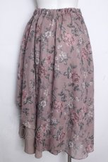 画像2: axes femme / クラシカルローズアシメスカート S ピンクベージュ S-26-10-17-057-AX-SK-TE-ZS (2)