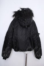 画像2: REFLEM / スタッズ付きナイロンN2Bジャケット  黒 S-26-10-17-027-PU-CO-AS-ZS (2)