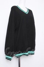 画像2: NieR Clothing / UNISEX KNIT PULLOVER【シエル】 ニット  黒 S-26-10-19-028-PU-TO-HR-ZS (2)