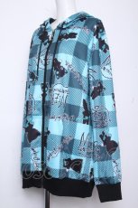 画像3: NieR Clothing / 転写ジップパーカー   S-26-10-19-030-PU-BL-HR-ZS (3)