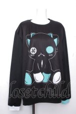 画像1: NieR Clothing / 防寒内側ふわもこプルオーバー【シエル】  黒ｘグリーン S-26-10-19-031-PU-TO-HR-ZS (1)