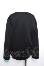 画像3: NieR Clothing / 防寒内側ふわもこプルオーバー【シエル】  黒ｘグリーン S-26-10-19-031-PU-TO-HR-ZS (3)