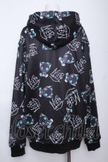 画像4: NieR Clothing / シエル裏起毛転写パーカー  黒 S-26-10-19-032-PU-TO-HR-ZS (4)