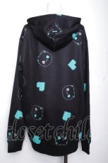画像3: NieR Clothing / 総柄 PULLOVER PARKA　【シエル】  黒 S-26-10-19-033-PU-TO-HR-ZS (3)