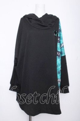Preview of DOLMAN LONG BLOCKING PARKA【シエル】  黒ｘグリーン